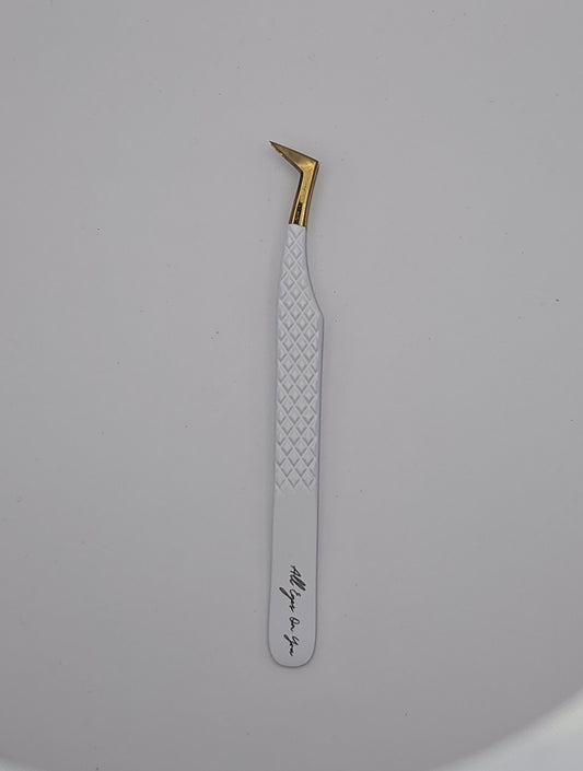 Non Fiber Tip L Shape Volume Tweezer